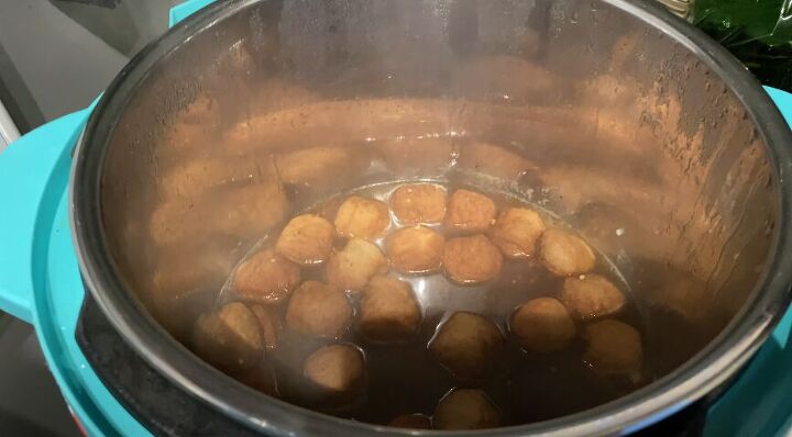 pantry challenge, Making Teriyaki meatballs
