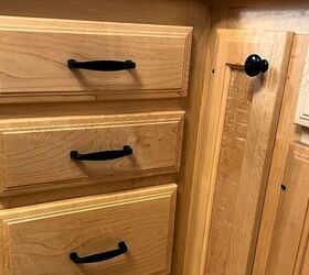 diy kitchen, Upgraded cabinet hardware