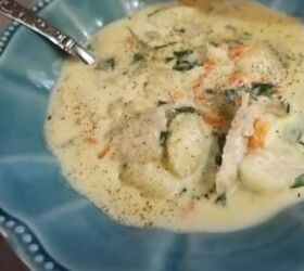 family meals on a budget, Chicken gnocchi soup