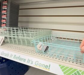 dollar tree organization hack, Wire racks