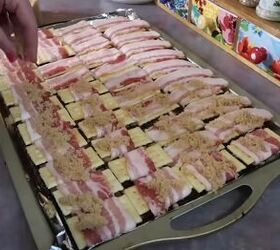easy party food ideas, Bacon crackers
