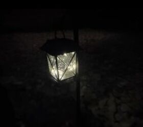 patio makeover, Garden lantern