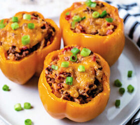 frugal meals that are also healthy delicious, Air Fryer Stuffed Peppers