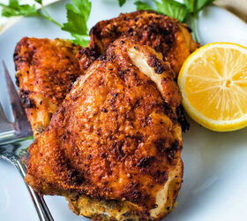 frugal meals that are also healthy delicious, Air Fryer Chicken Thighs
