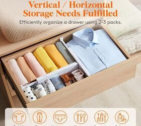 transform your space top decluttering hacks amazon products, Lifewit 9 Pack Drawer Dividers image via Amazon