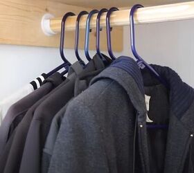 the truth about storage what it says about you, Clothes on hangers