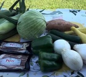 easy side dish recipe for a fun family reunion, Farmers market haul