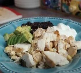 Street corn chicken & rice bowls