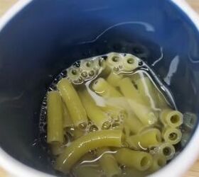 Making mac and cheese in a mug