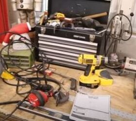 37 signs that you have too much stuff, Messy garage workspace