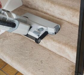 Vacuuming stairs