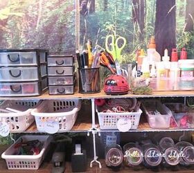 We LOVE these craft room storage hacks from the dollar store