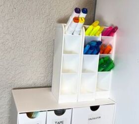 all the ways i organize my craft room