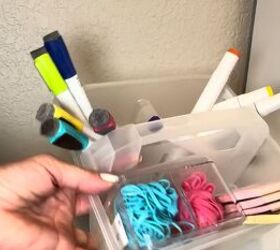 all the ways i organize my craft room