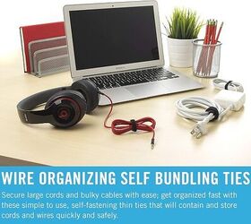 how to organize your cables and electronics, Image Credit Amazon