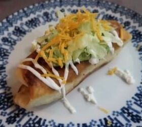 5 cheap meal ideas for the family, Beef chimichangas with homemade refried beans