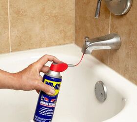 8 surprising things you can use wd 40 for in the bathroom, Faucet hack