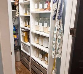 How to create a pantry in the space under your stairs (a great way to add storage space!)