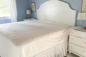 If you like clean, crisp sheets but don't want to iron, try THIS