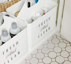 17 ideas to get your bathroom beautifully organized before spring