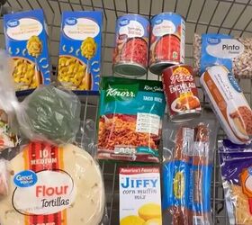 She walks you through making 30 individual meals using only $20 at Walmart