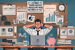 The so-called "good financial advice" he ignored in order to get rich