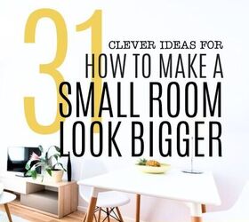31 Clever Ideas For How To Make A Small Room Look Bigger | Simplify