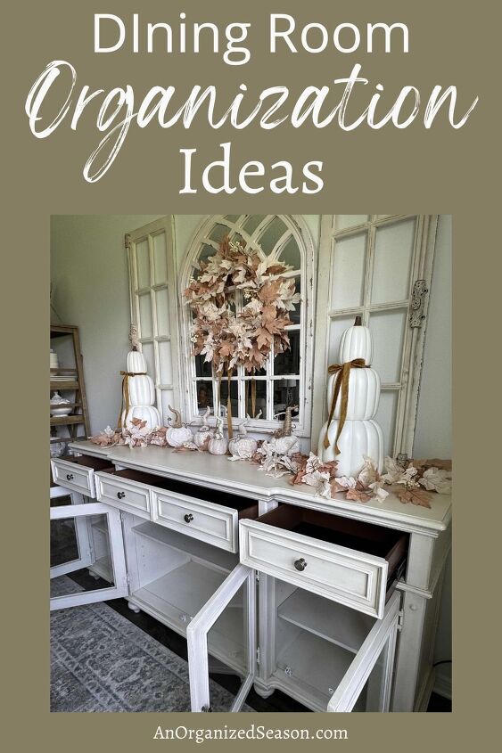 Dining Room Organization Tips for a Functional Beautiful Space | Simplify