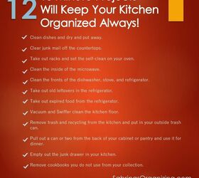 12 - 15 Minute Kitchen Tasks That Will Keep The Space Organized Always ...