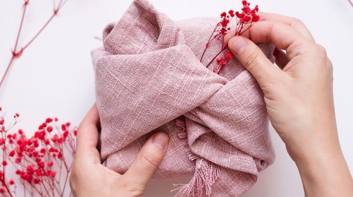 3 Different Ways to Use Fabric as Gift Wrap | Simplify