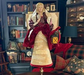 How she turned old angel tree toppers into unique Christmas decorations