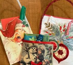 How she repurposes inexpensive Christmas cards into darling decor & gifts