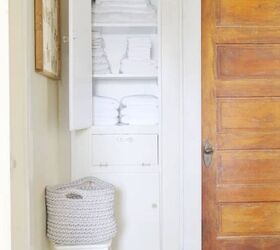 Check out her best linen organization hacks (and the wild way she folds towels!)