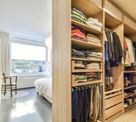 How to transform a bedroom closet without spending a penny