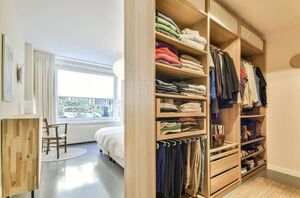 How to transform a bedroom closet without spending a penny