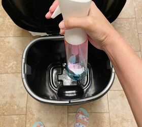things making your house smell bad and the quick science to fix it, Deodorizing trash can spray