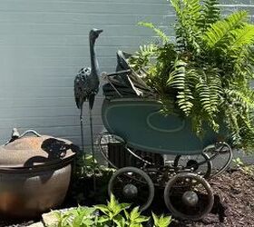 How she completely transformed her patio using mostly thrifted finds
