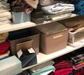 She shares what to get rid of specifically while you're purging your linen closet