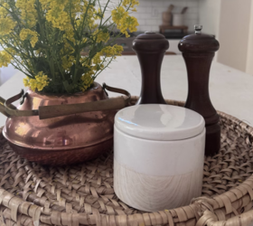 How to beautifully style a kitchen island with simple & affordable decor