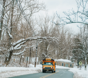 This school bus tiny home cost only $20K to build and it looks SO cute