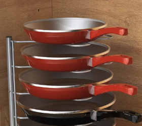 “This Simple Rack Solved My Cluttered Cabinet Problem.”