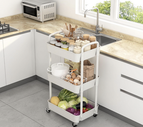 “This Rolling Cart Instantly Organized My Kitchen Clutter.”